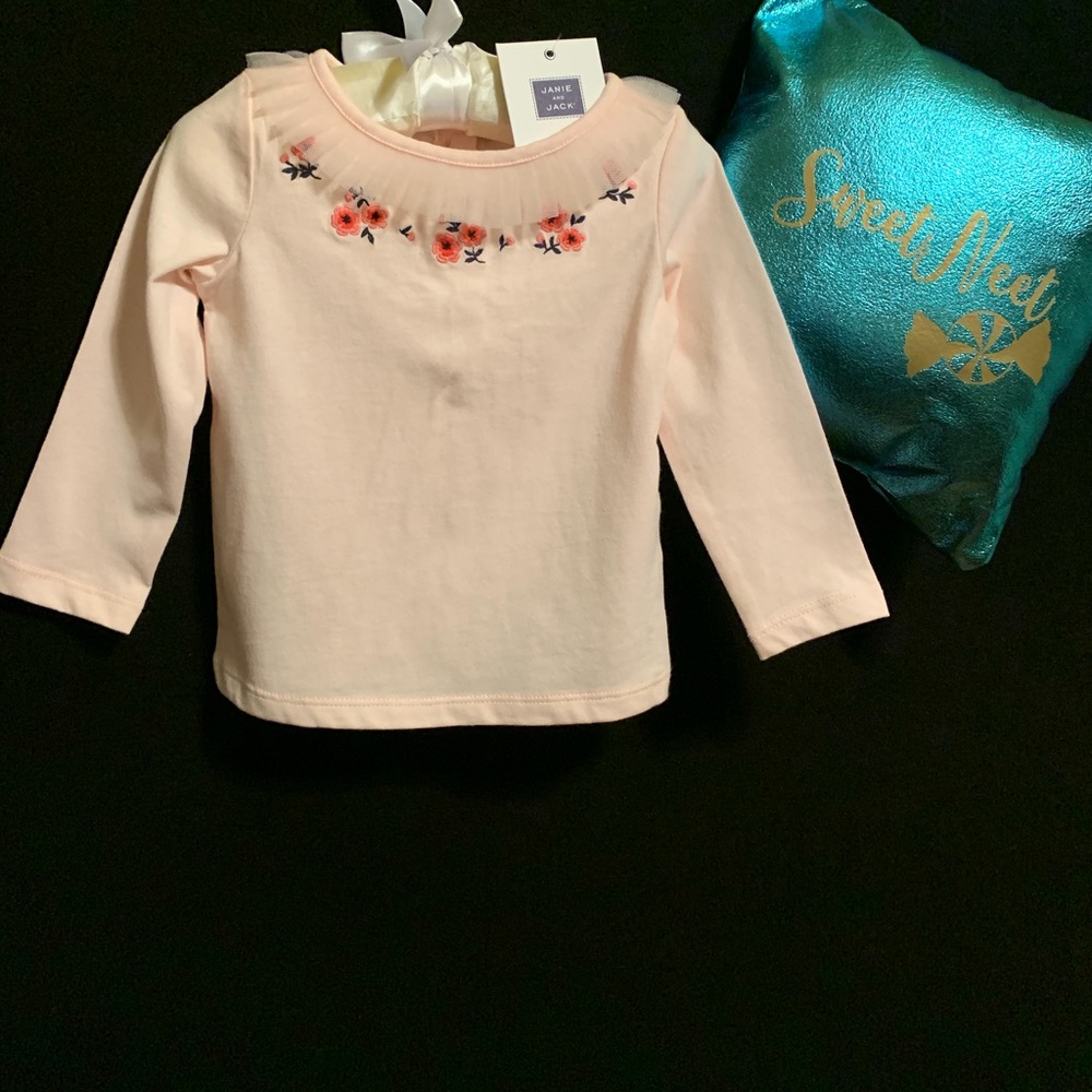 New Janie and Jack pink blouse